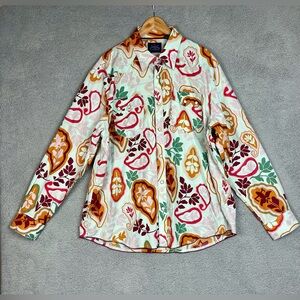 Indigo Palms Co. Tommy Bahama Shirt Floral Button Up Men's XXL Multi Color